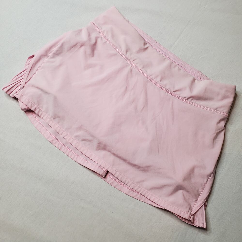 Lululemon Women's Size 6 Play Off The Pleats Skirt 13" Pearl Pink W8843R